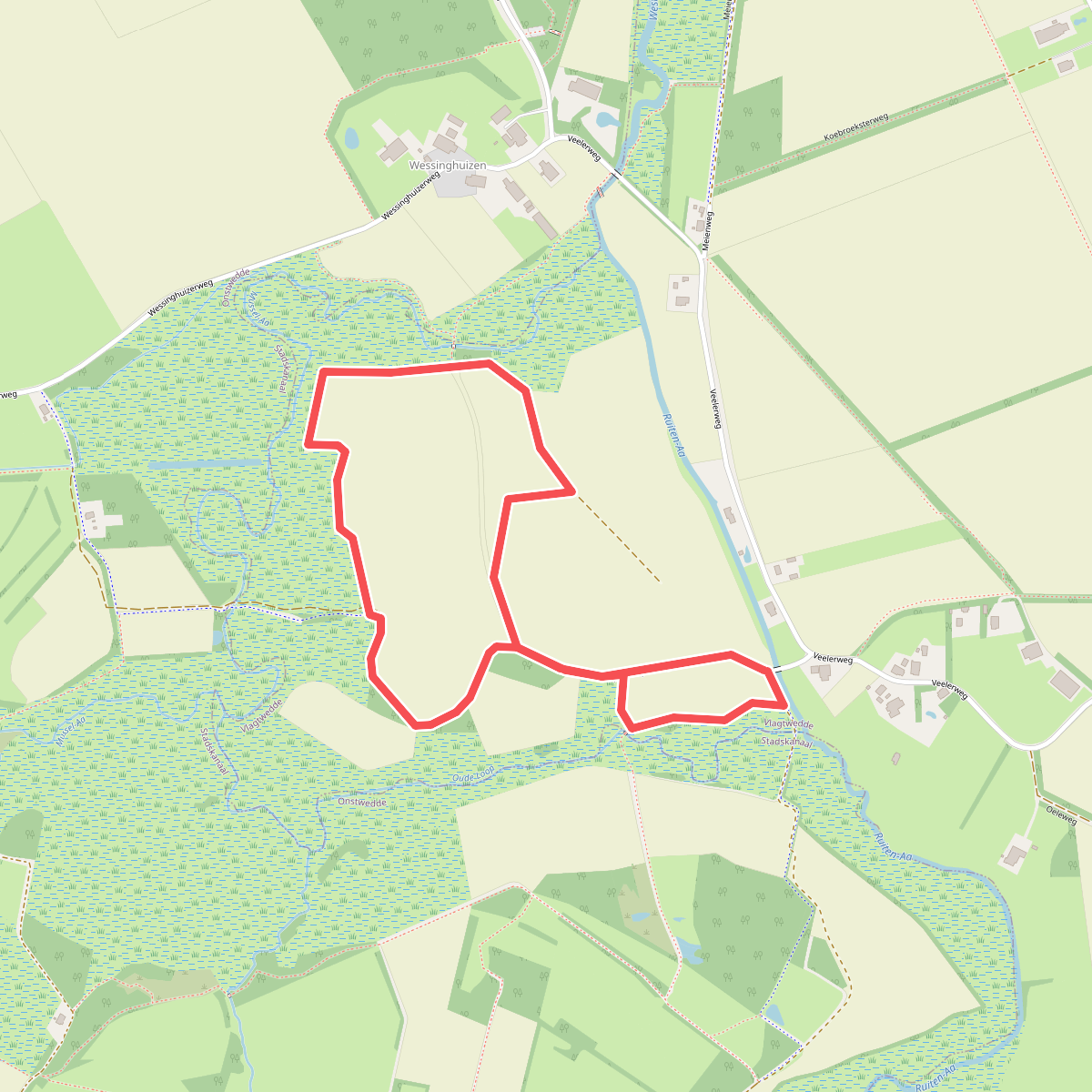 Wandelroute Westerwolds Essenpad