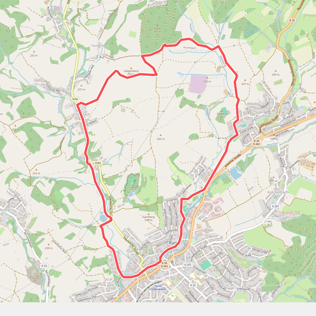 Rundwanderweg Fürth 1: Galgenberg-Weg