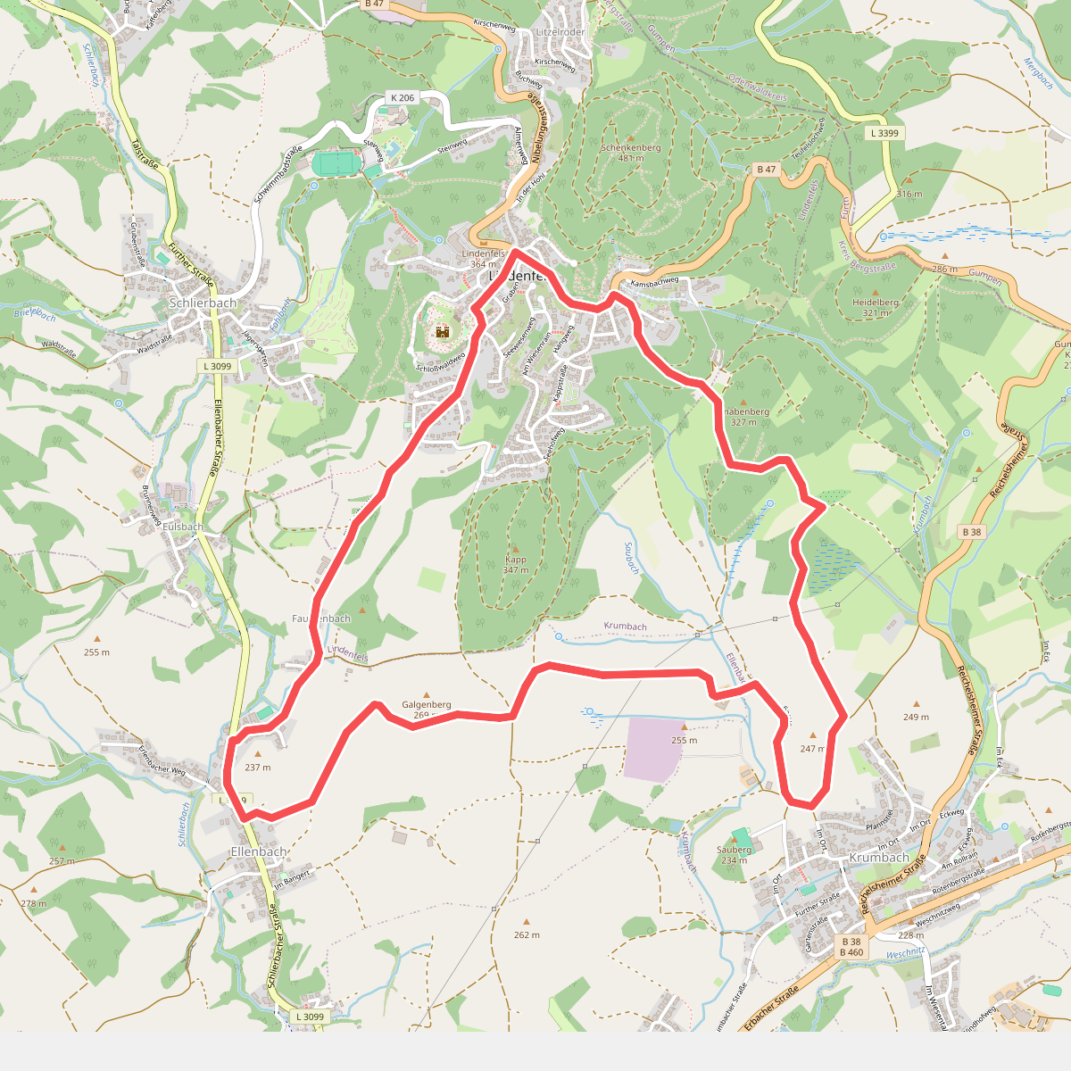 Rundwanderweg Lindenfels 4: Galgenberg-Weg