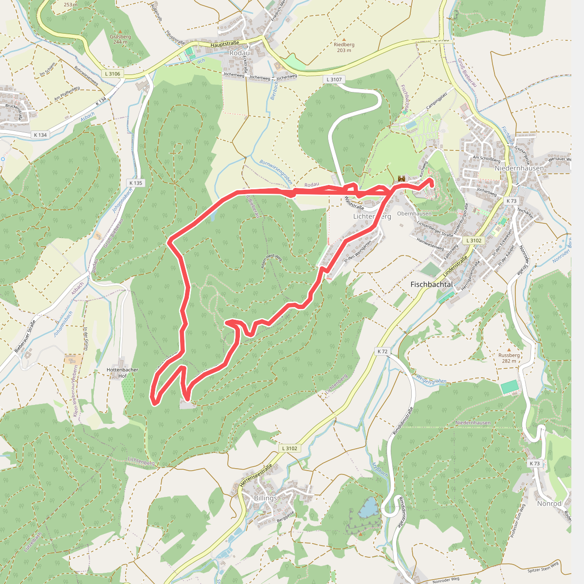 Rundwanderweg Fischbachtal 2 : Geographisch-Historischer-Lehrpfad