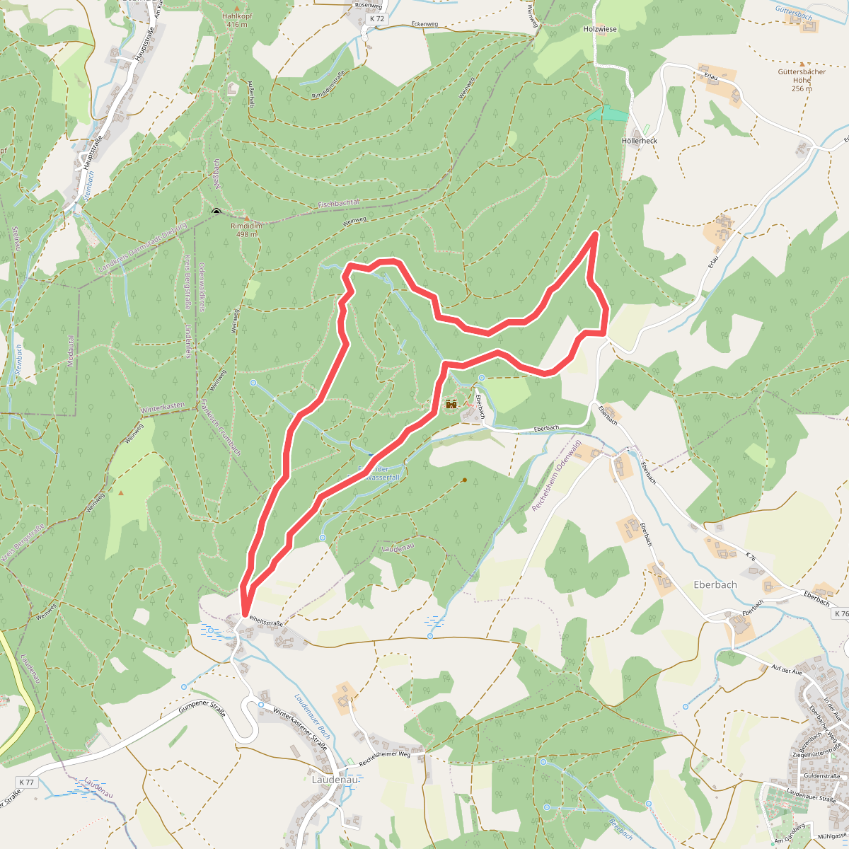 Rundwanderweg Fränkisch-Crumbach Rodenstein 6: Rodenstein-Weg