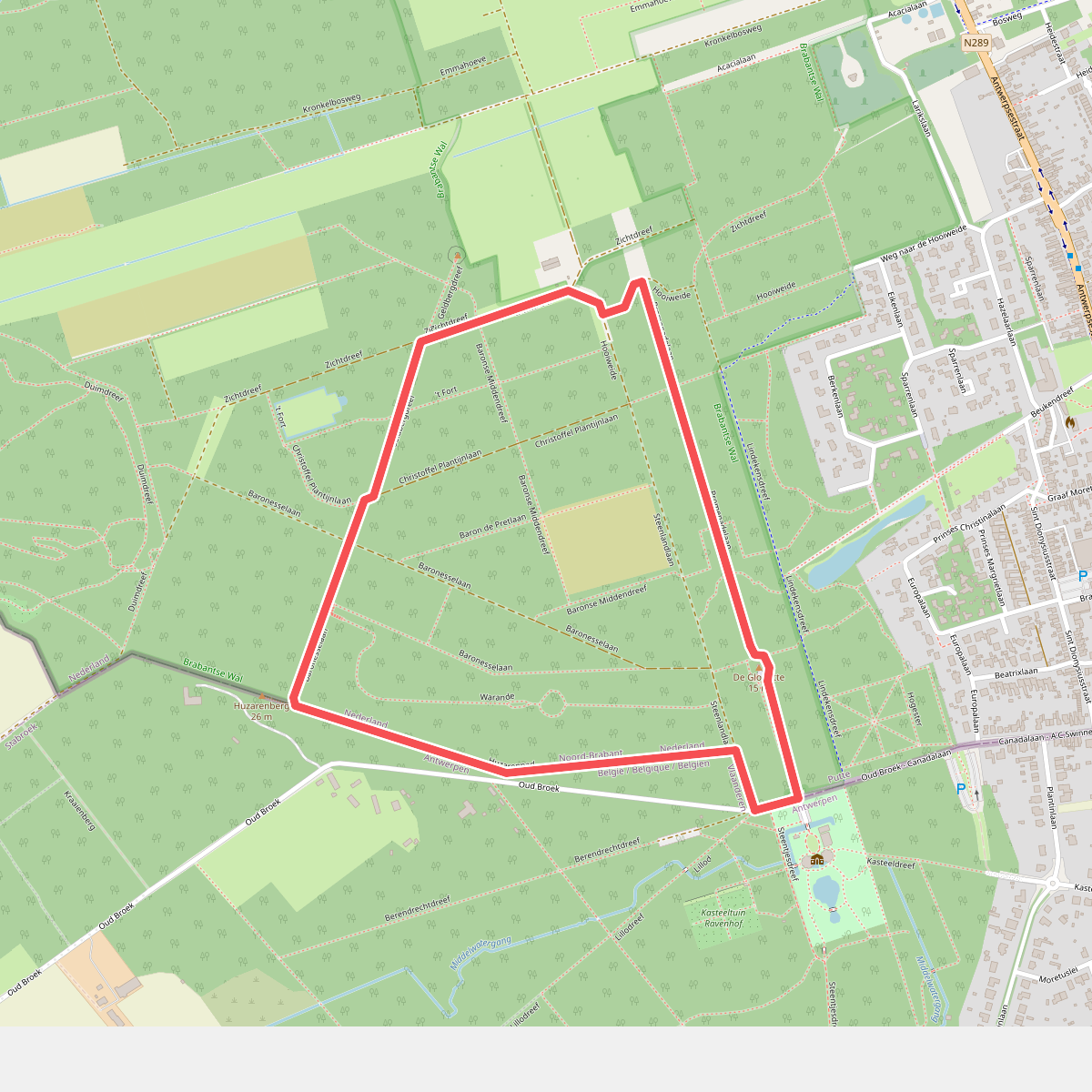 Wandelroute Gloriëtte