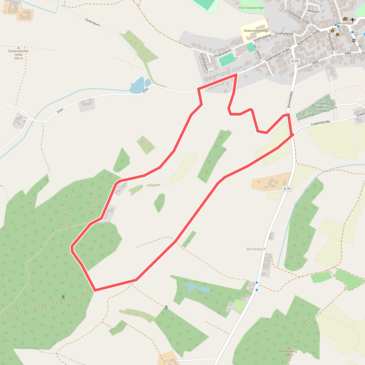 Rundwanderweg Am Michelbacher Tal 5 : Rund um den Galgenbergweg