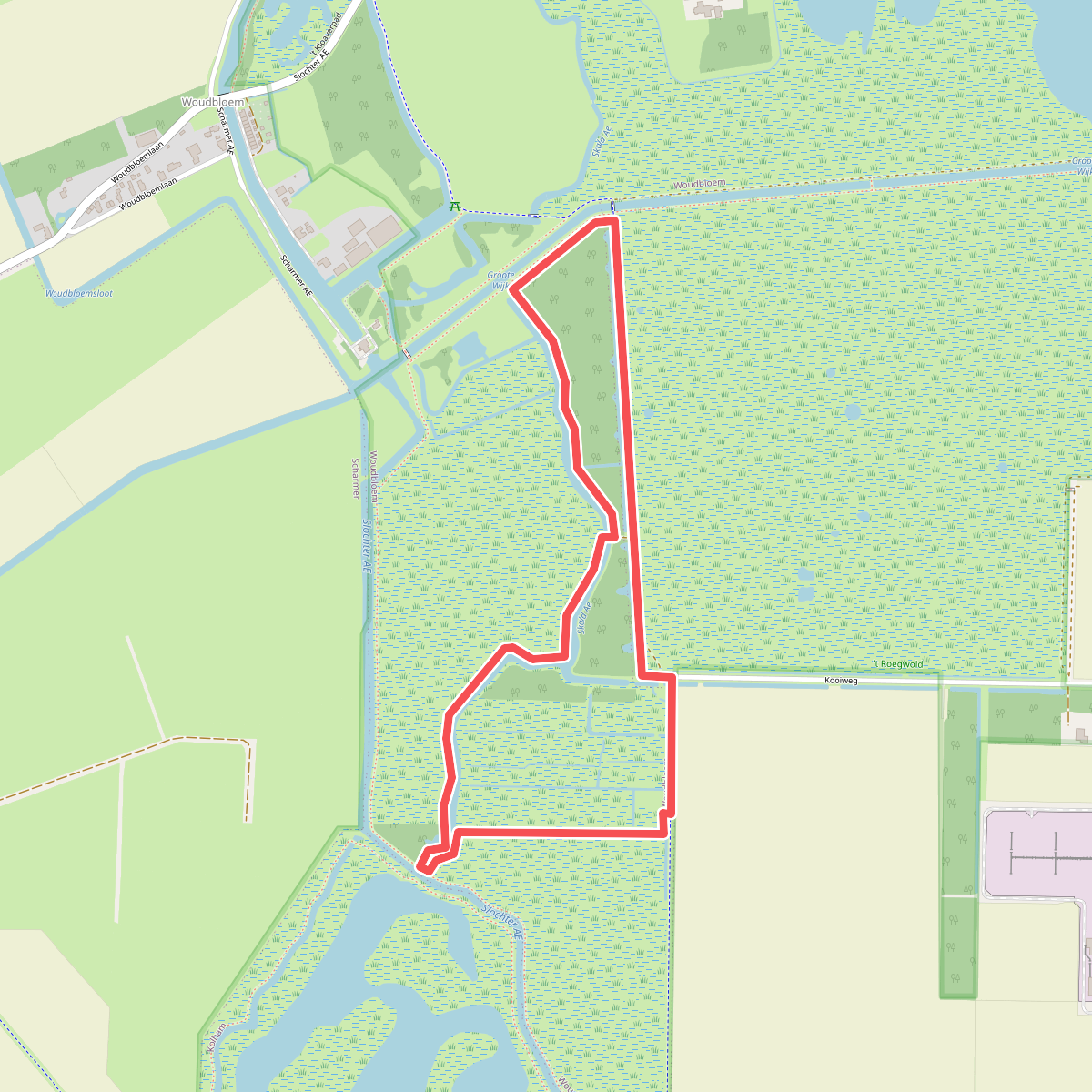 Wandelroute Ae's Woudbloem Duivelseiland