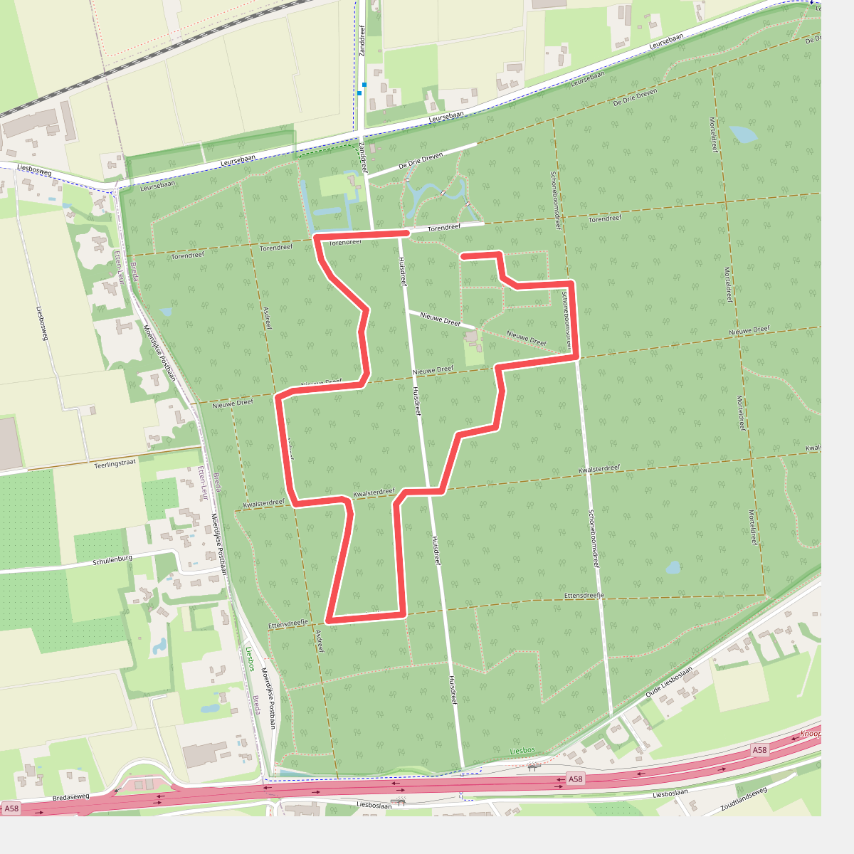 Wandelroute Liesbos