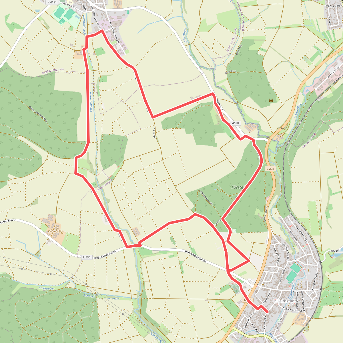 Rundwanderweg Helmstadt 2: Reichartshausen-Weg