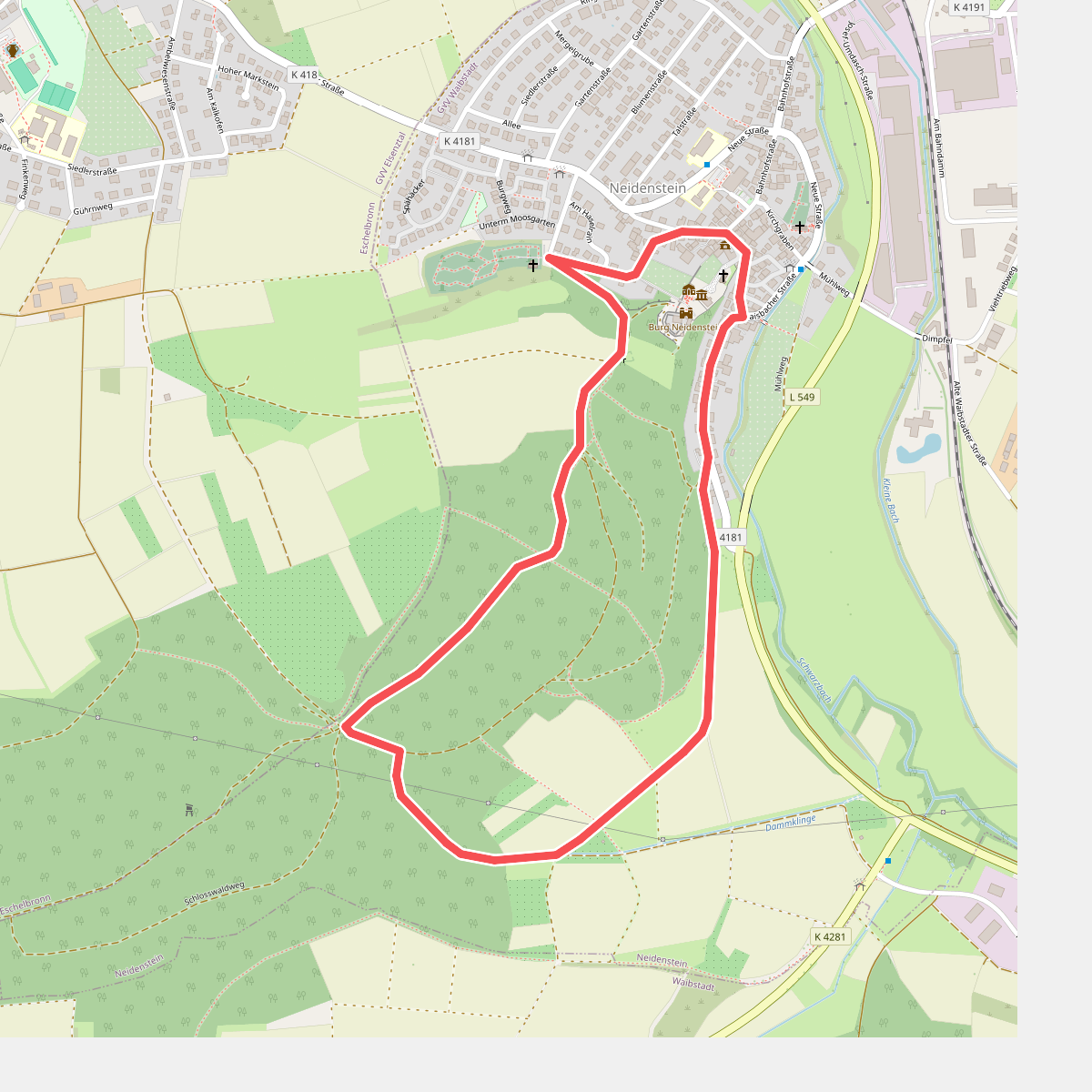 Rundwanderweg Neidenstein 2: Galgenberg-Weg