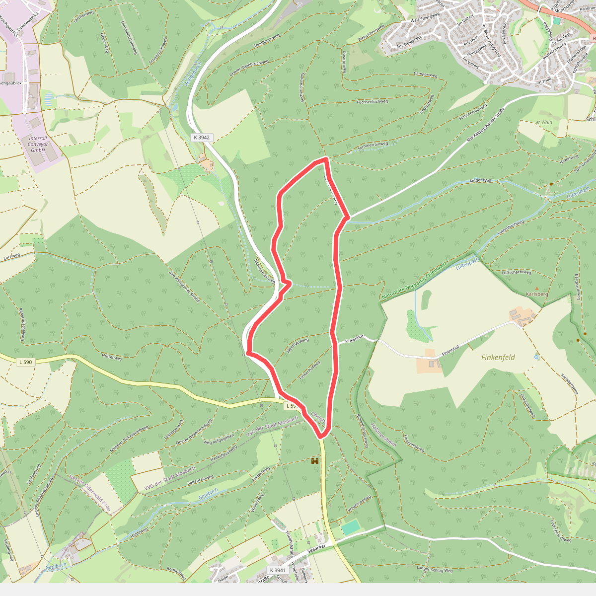 Rundwanderweg Bickeldorn 5: Brückleswald-Weg