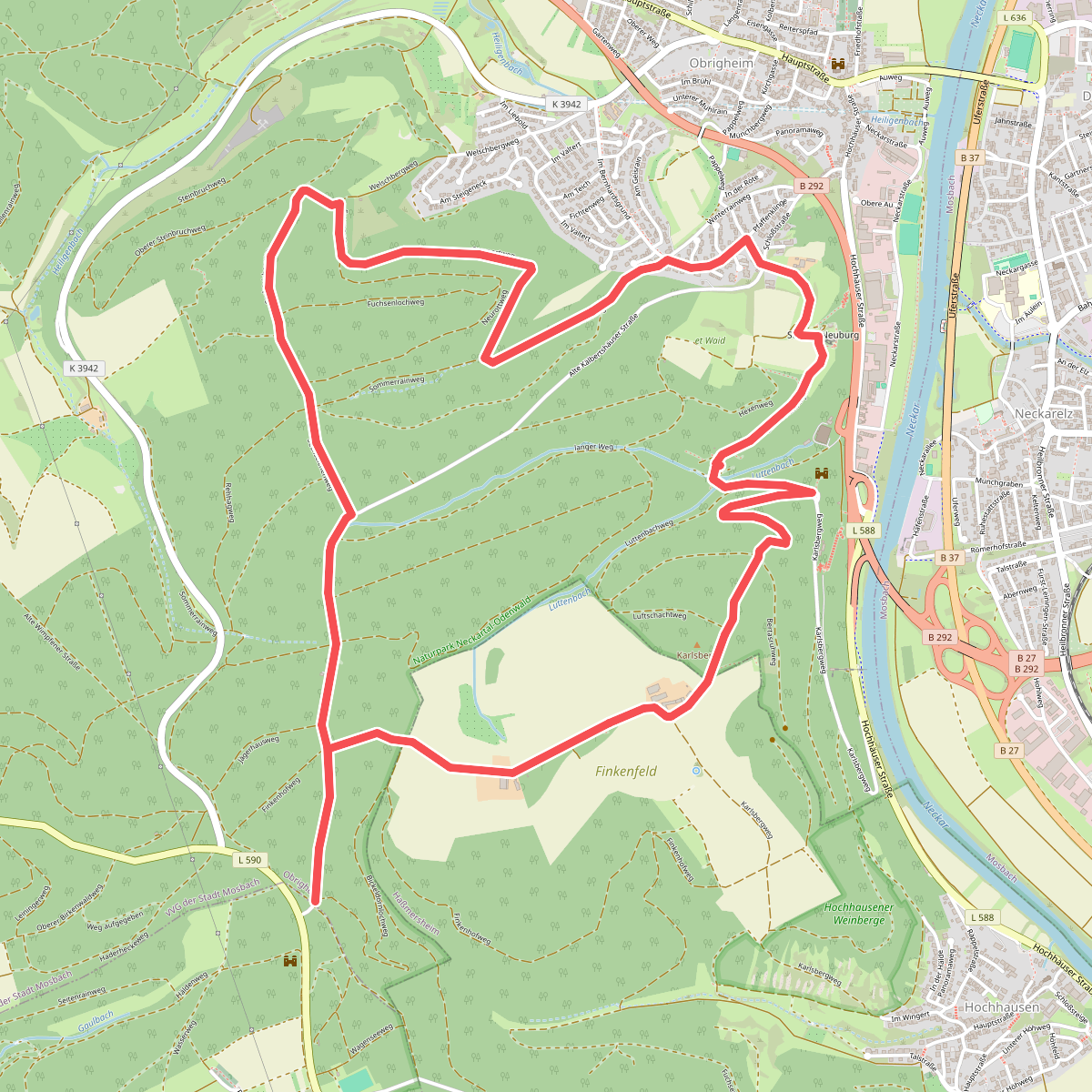 Rundwanderweg Bickeldorn 6: Schloss-Neuburg-Weg