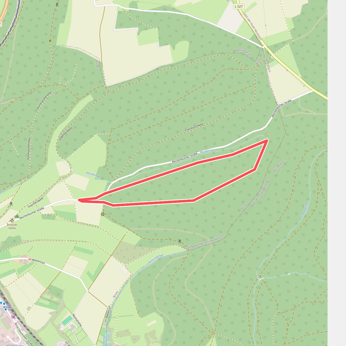 Rundwanderweg Binauer Forst 1: Fronschlag-Weg