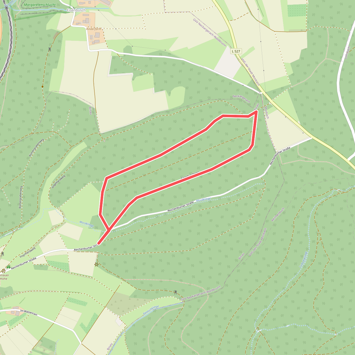 Rundwanderweg Binauer Forst 2: Wimmersbach-Weg