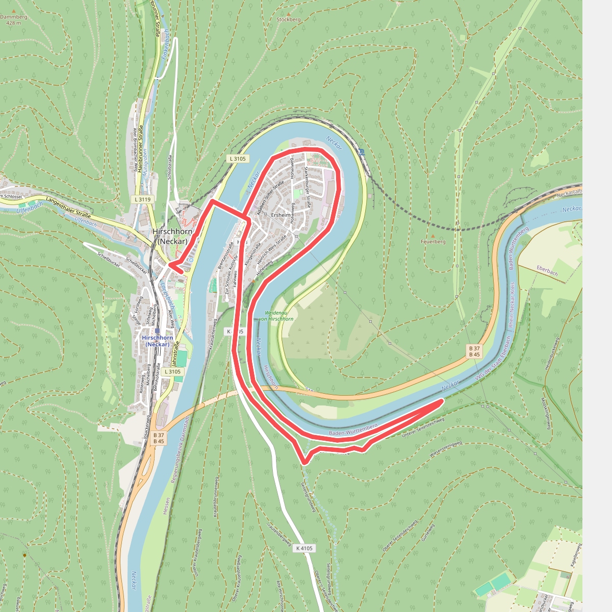 Rundwanderweg Hirschhorn 2: Neckar-Weg