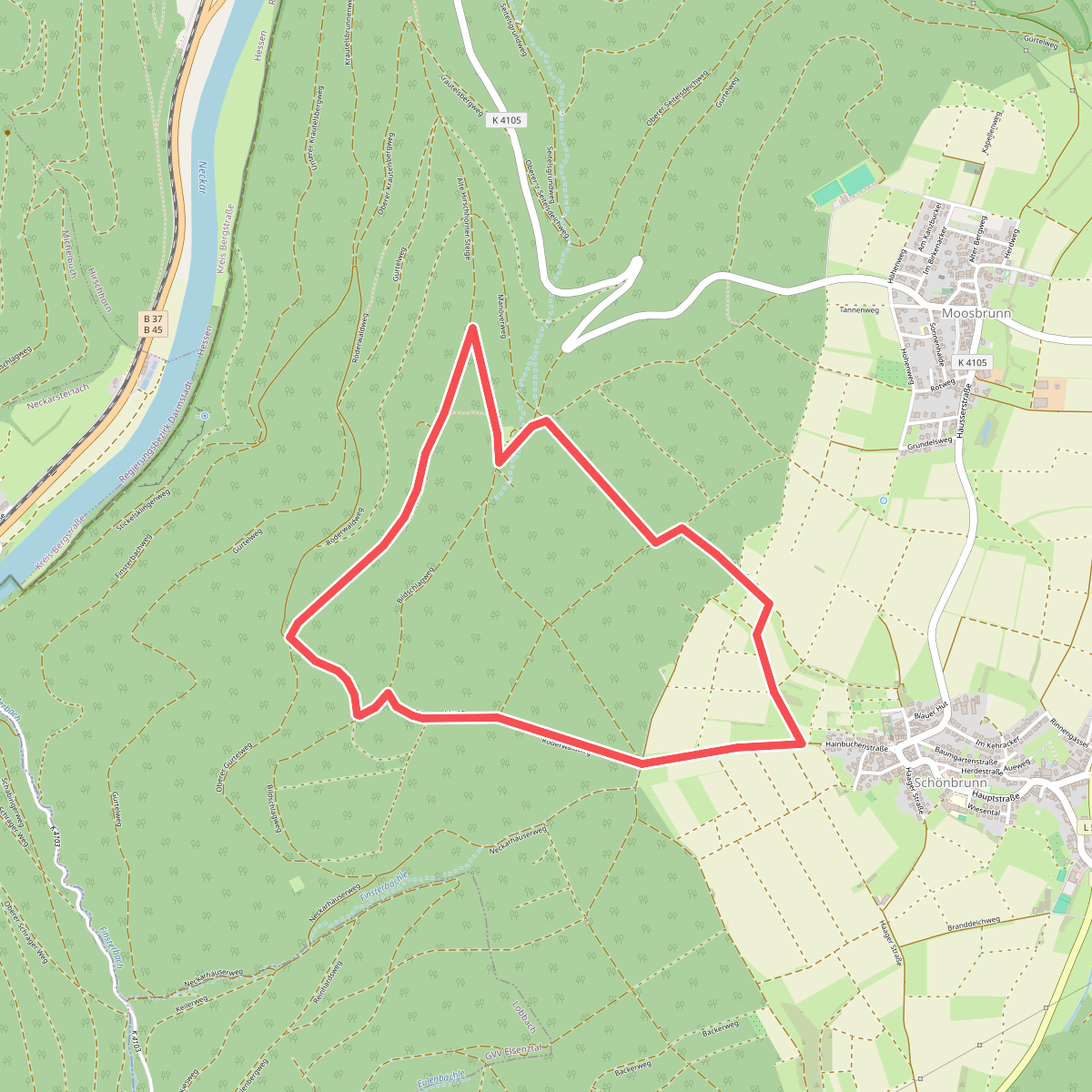 Rundwanderweg Im Höchsten 5: Bildhütten-Weg