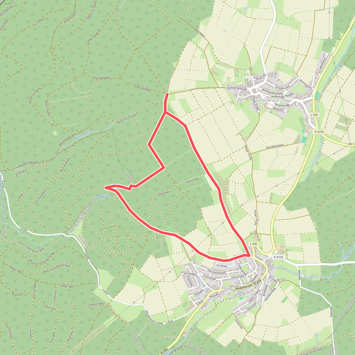 Rundwanderweg Im Höchsten 6: Haag-Weg