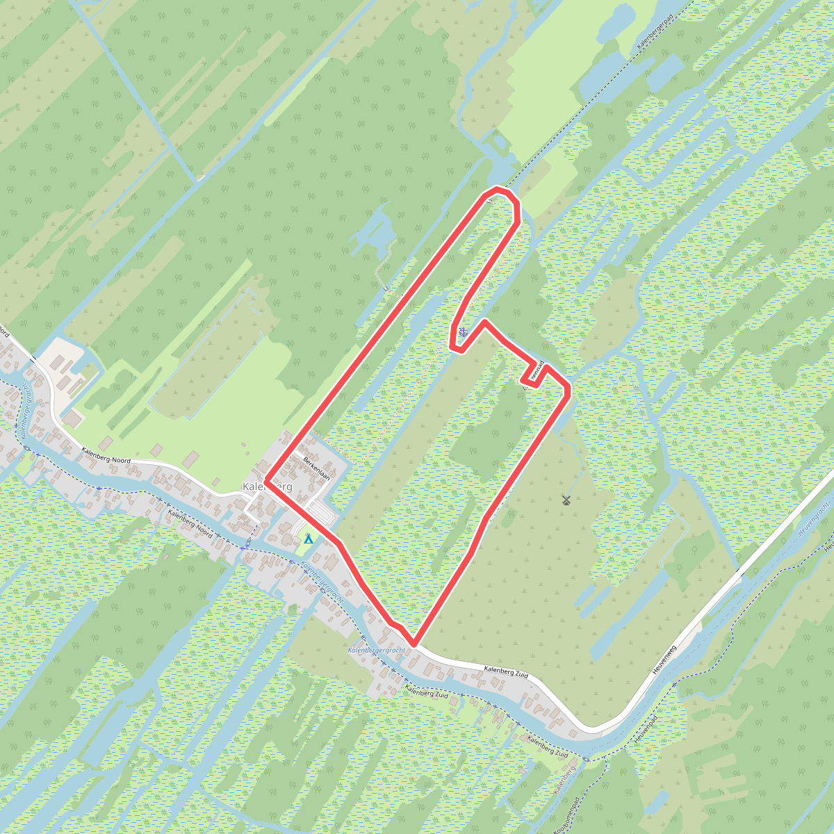 Wandelroute Laarzenpad Weerribben