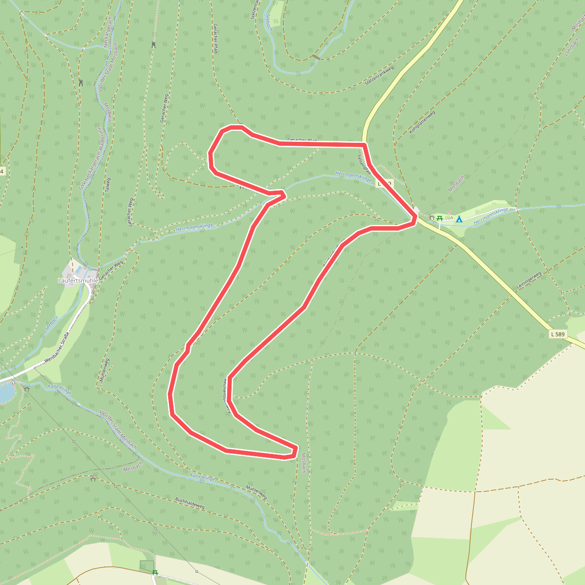 Rundwanderweg Kohlplatte 2: Herrmannsklinge-Weg