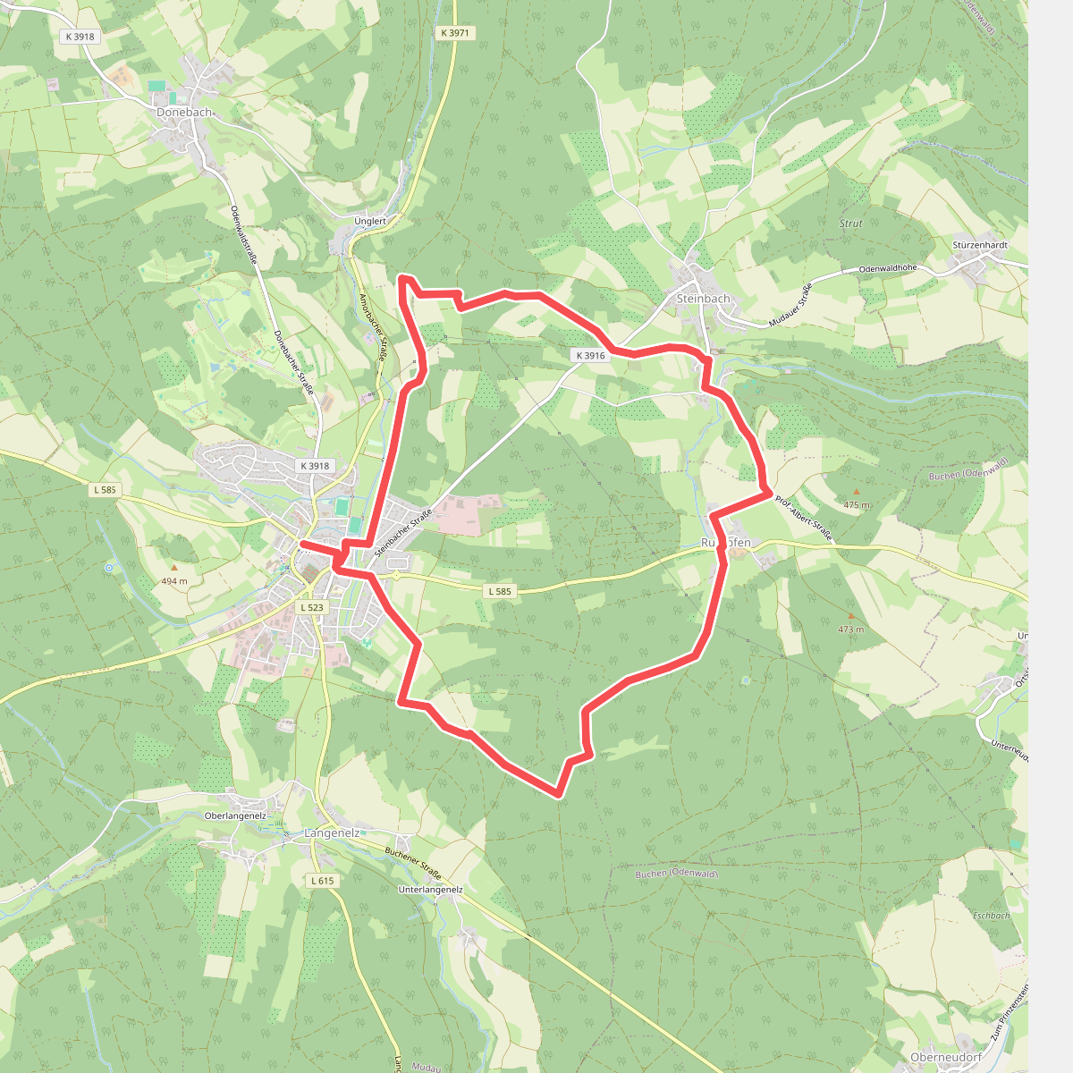 Rundwanderweg Mudau 4: Rumpfener-Weg