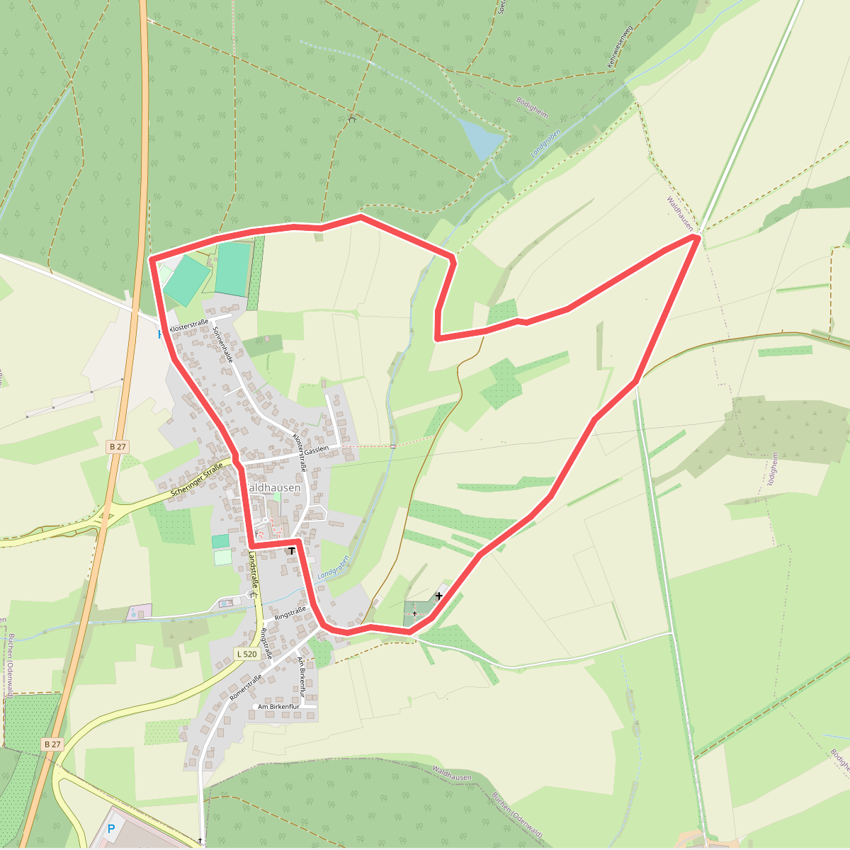 Rundwanderweg Waldhausen 4 Ortsrunde