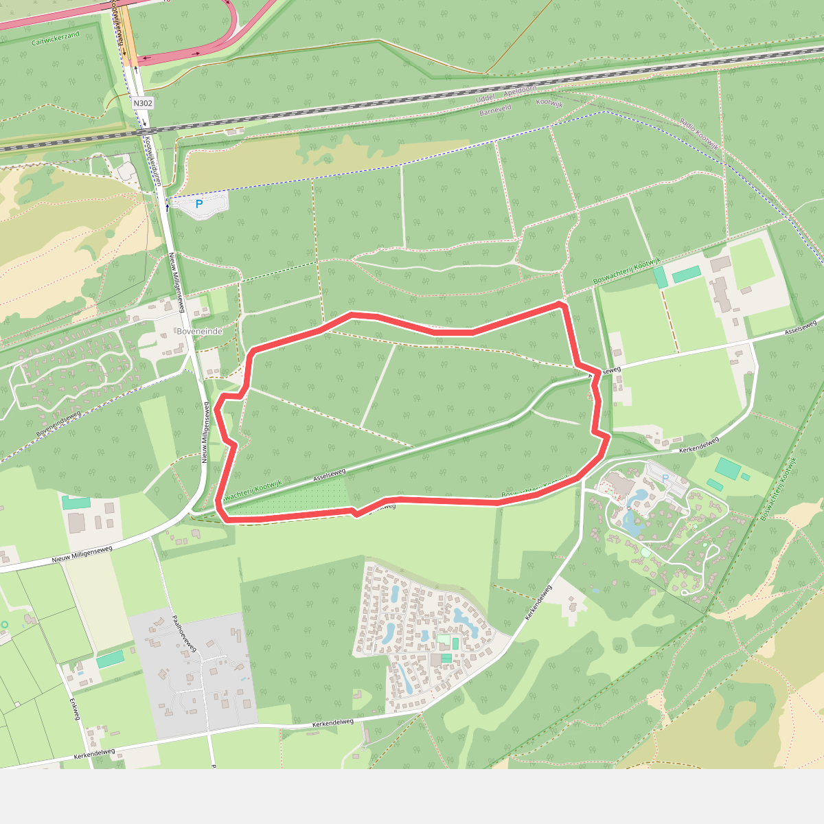 Wandelroute Boveneind