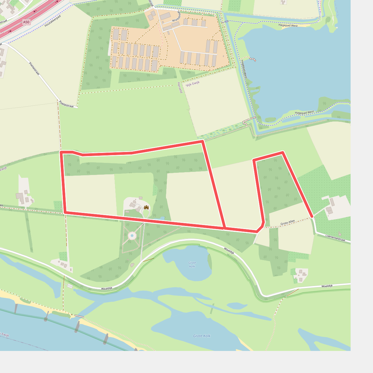Wandelroute Rondje Landgoed Loenen