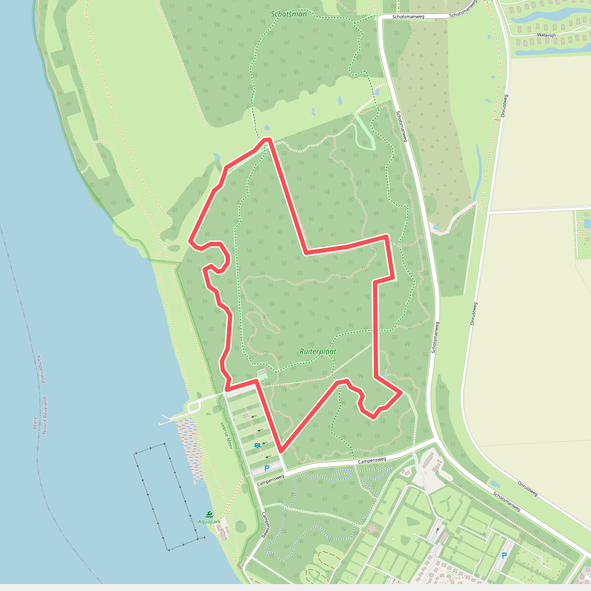 Wandelroute Schotsman geel