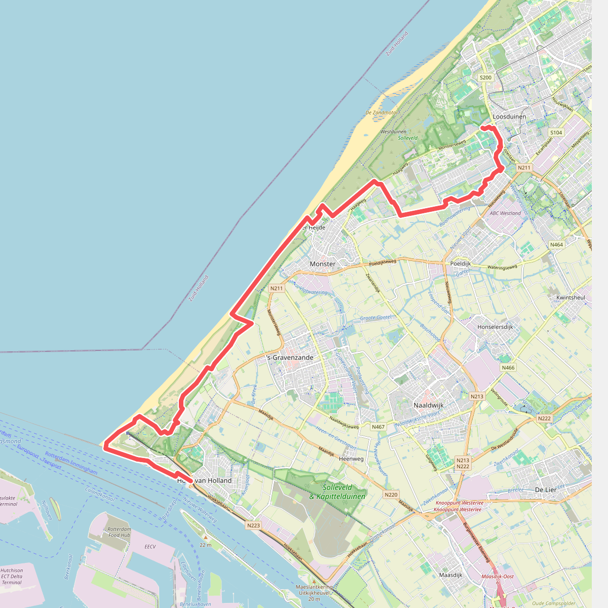 Hoek van Holland - Ockenburgh · Nederlands Kustpad 2 etappe 1
