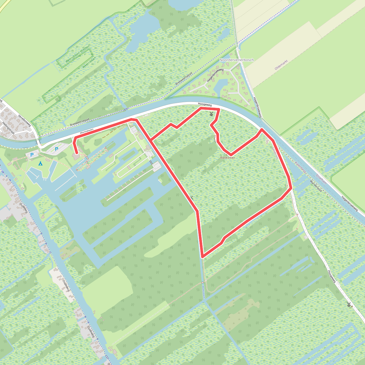 Wandelroute Natuurpad Weerribben