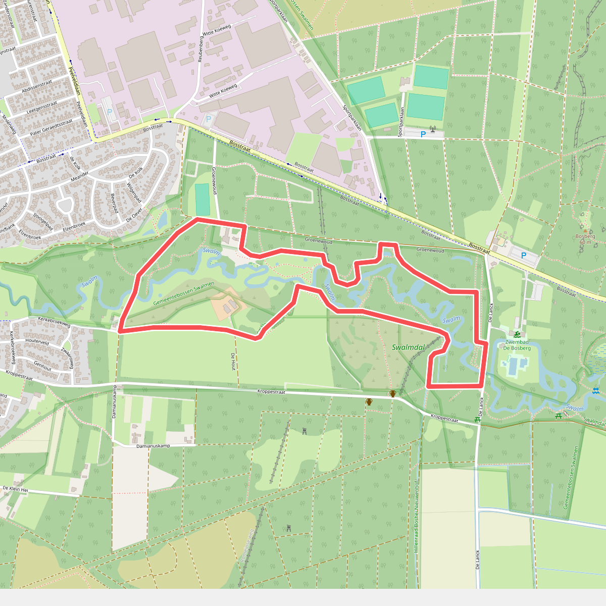 Wandelroute Groenewoud