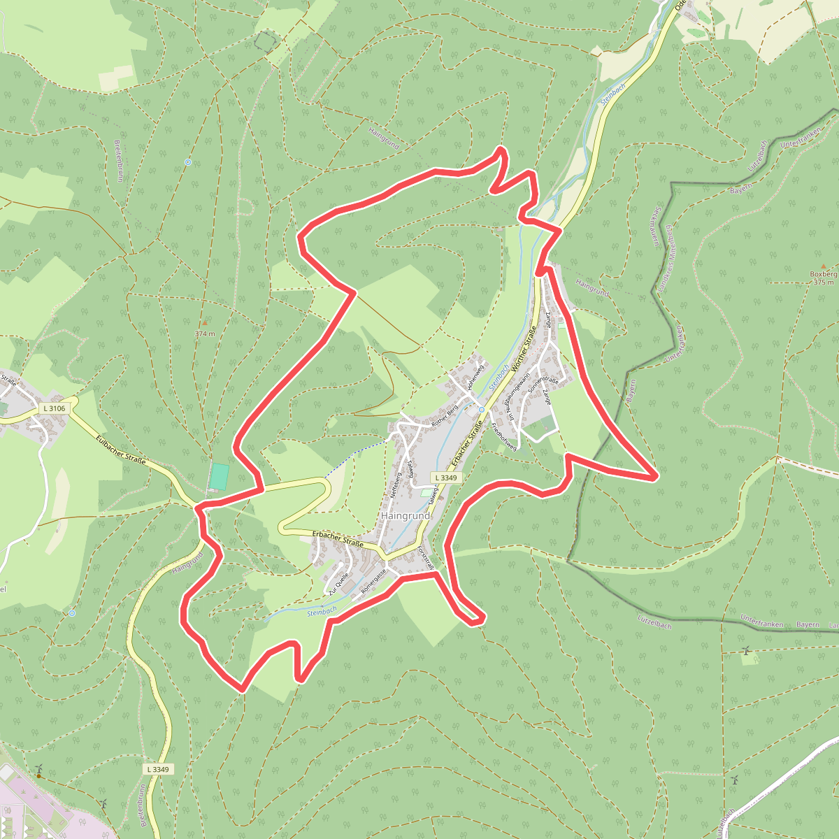 Rundwanderweg Haingrund 1 : Haingrund-Weg
