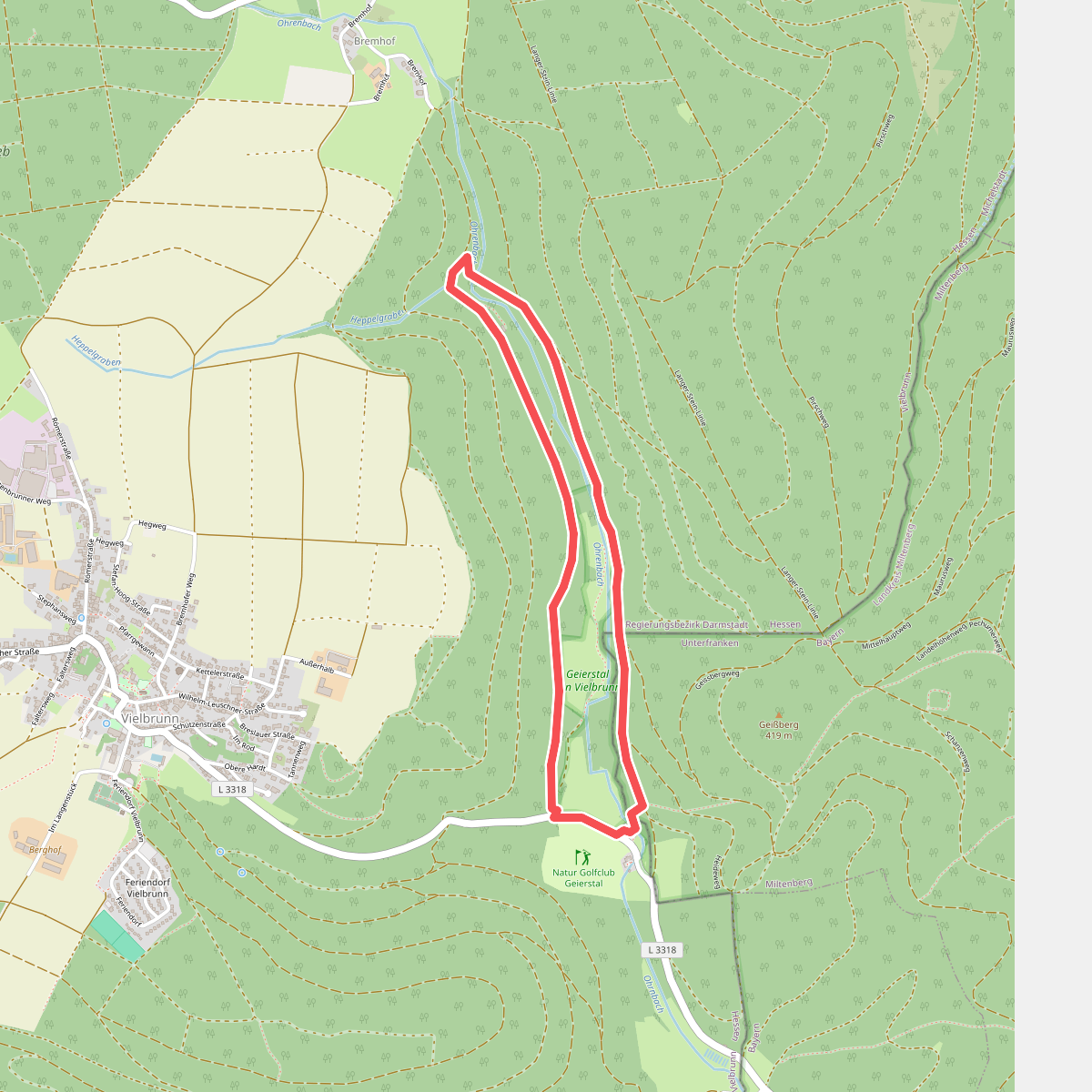 Rundwanderweg Michelstadt Geierstal 1: Ohrenbach-Weg