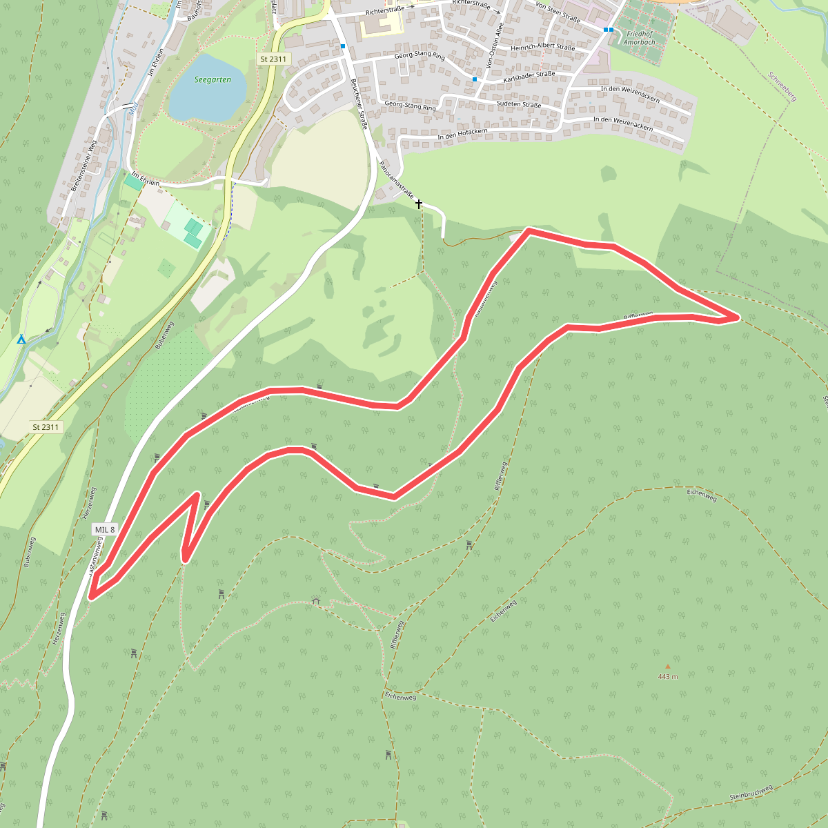 Rundwanderweg Amorbach Beuchner Berg 1: Aussichtsweg