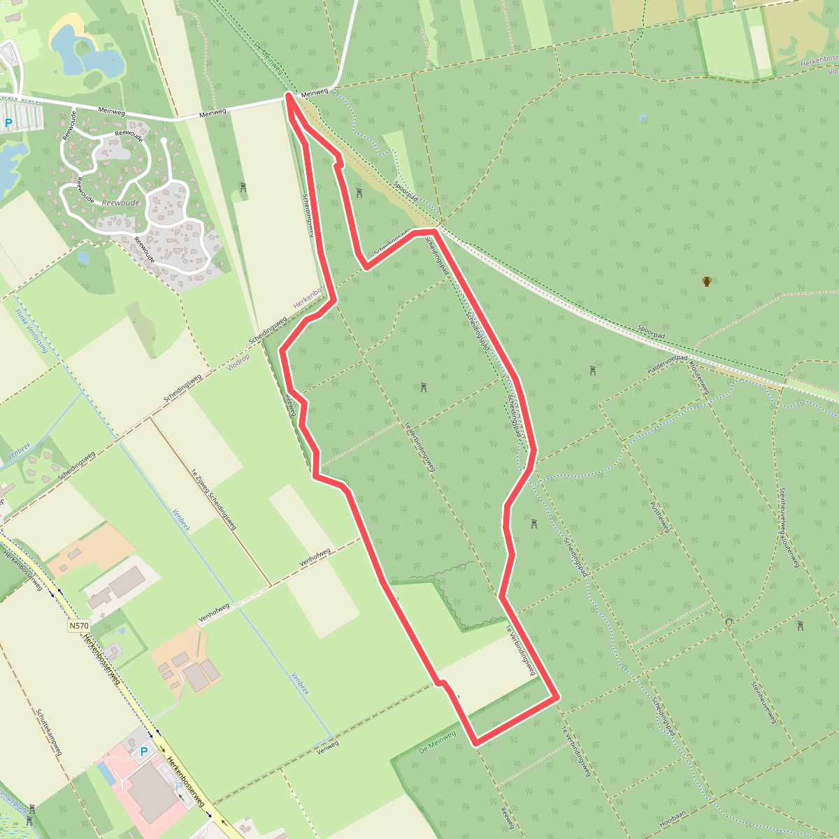 Wandelroute Reewegroute