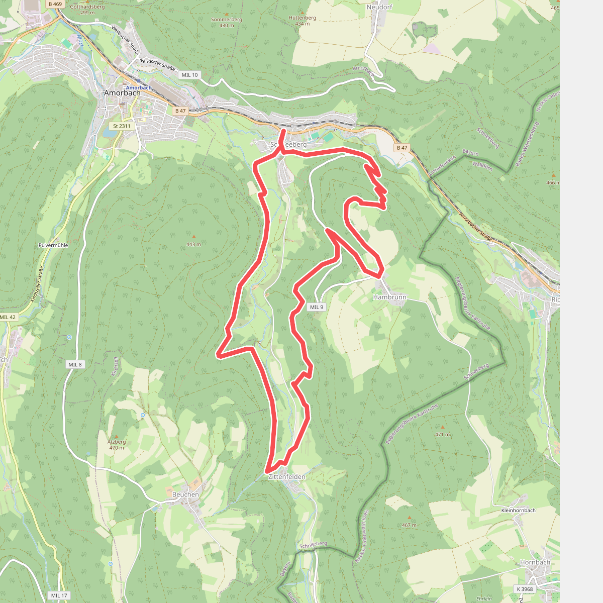 Rundwanderweg Schneeberg 7: Morretal-Wanderung
