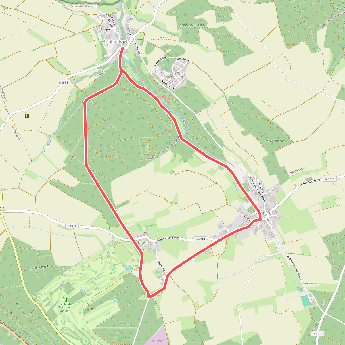 Rundwanderweg Reinhardsachsen 3: Glashofen-Weg