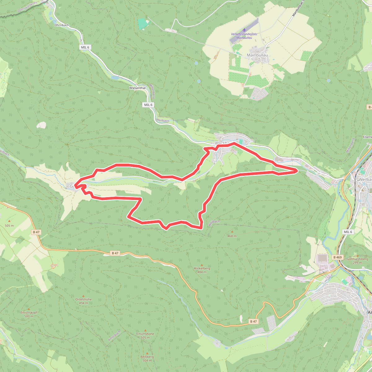 Rundwanderweg Gönz 4 : Weckbach-Weg