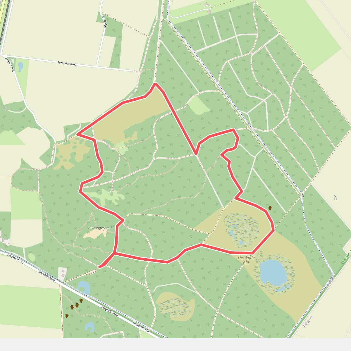 Wandelroute Wijde Blik