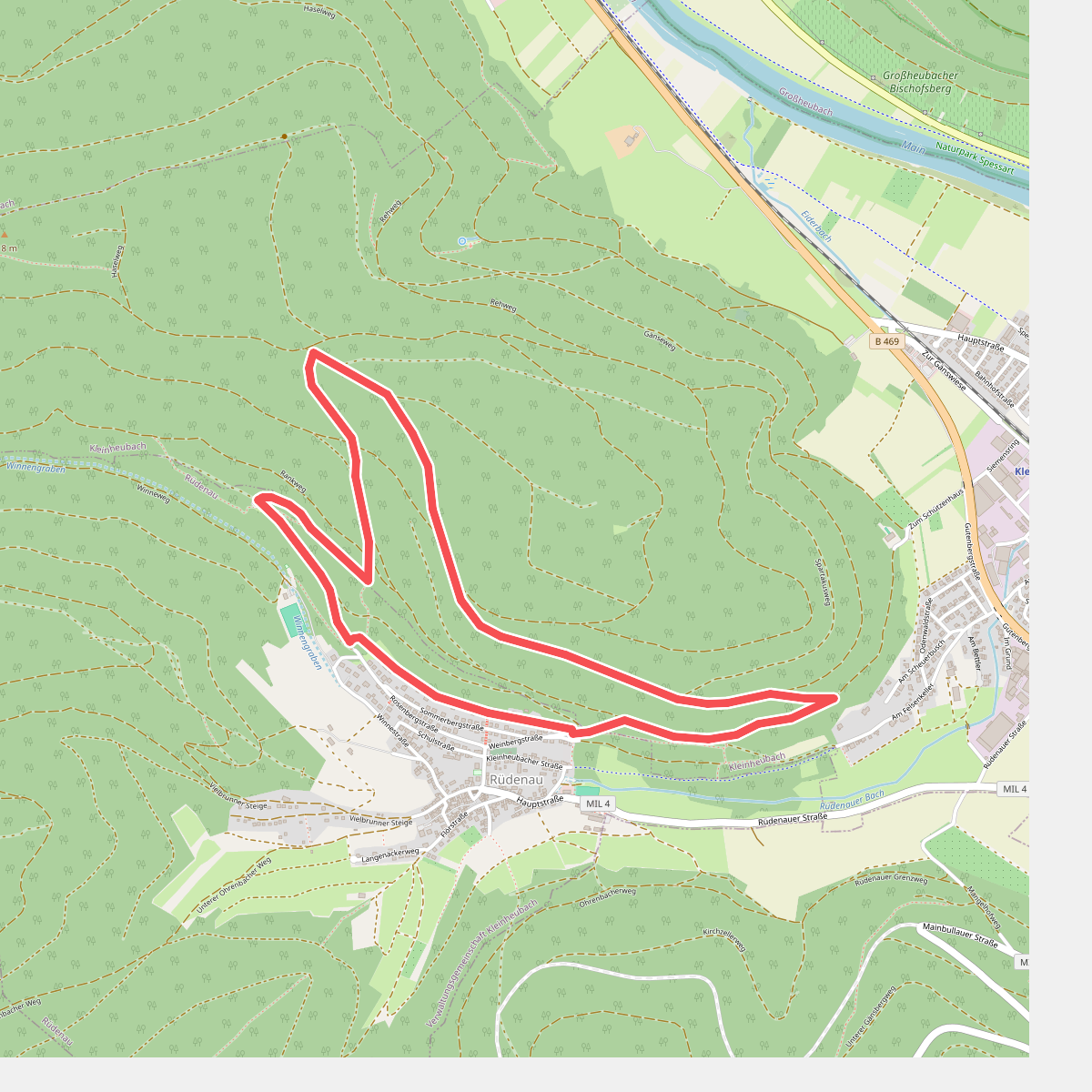 Parkplatzrundwanderweg Rüdenau Lattberg 9 : Wichtelweg