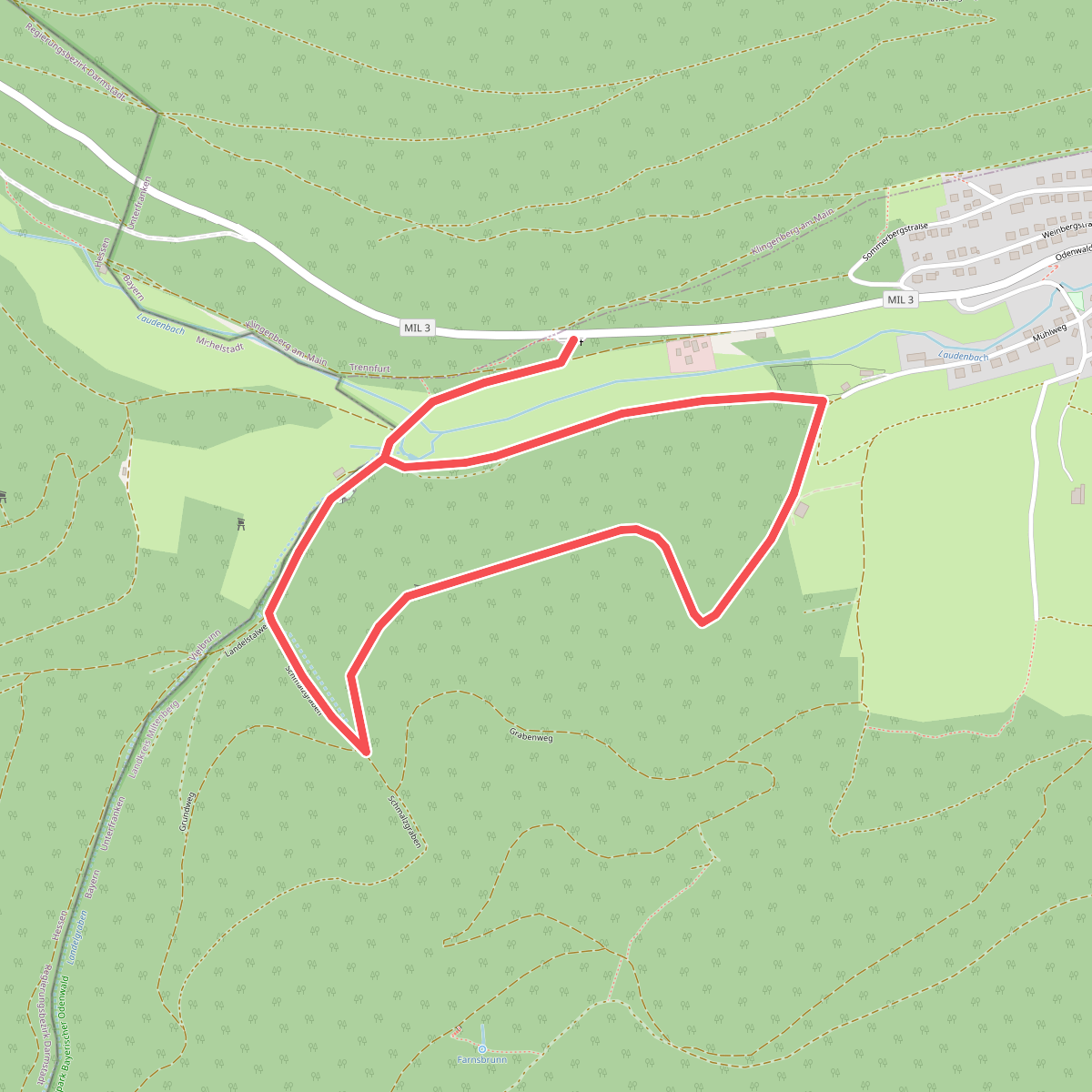 Rundwanderweg Tal Laudenbach 4: Laudenbachl-Weg