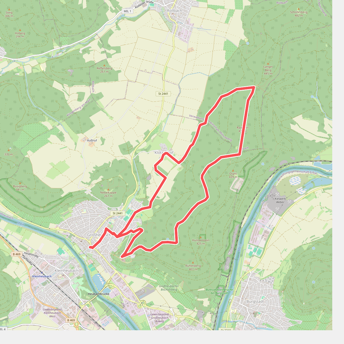 Großheubach Rundwanderweg 4