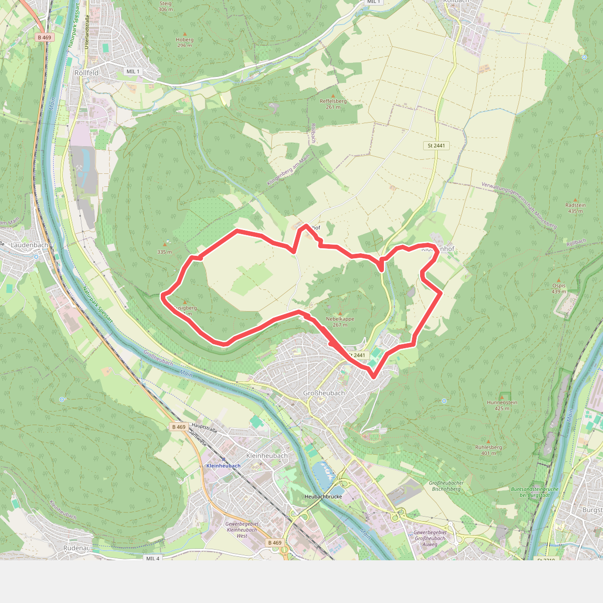 Großheubach Rundwanderweg 7