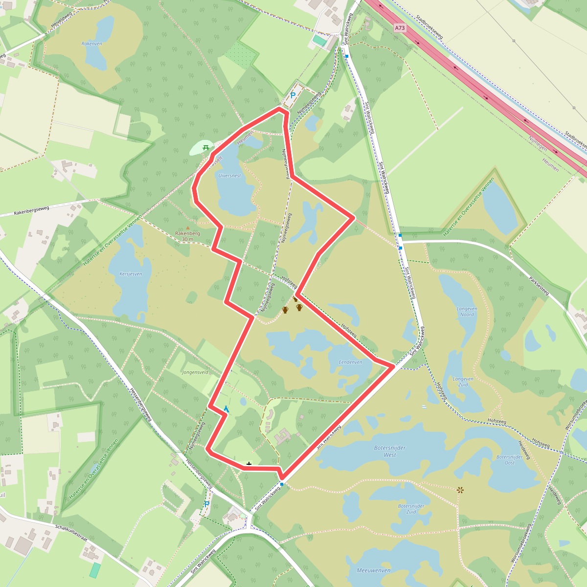 Wandelroute Natuurbeleefpad