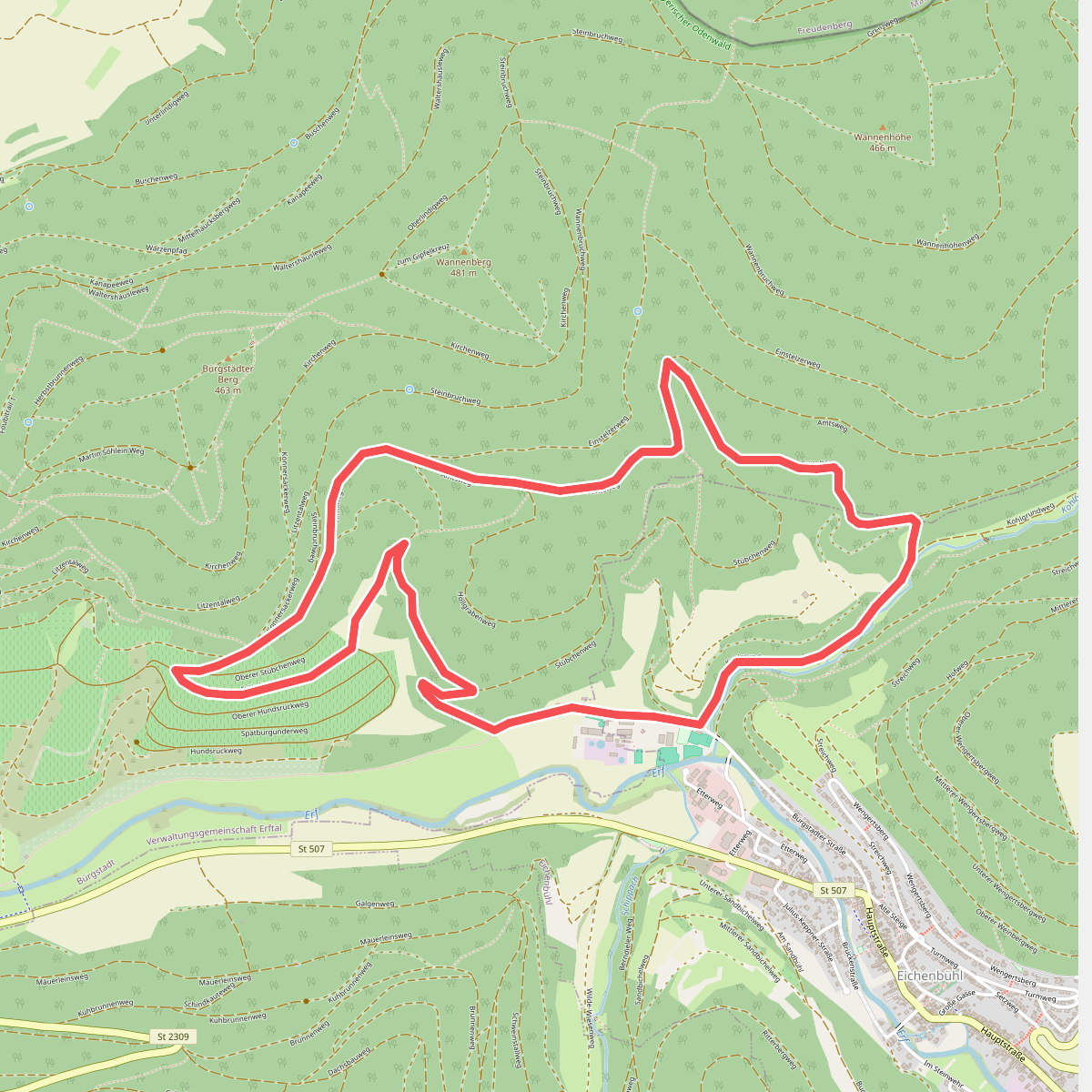 Rundwanderweg Eichenbühl Kohlgrund 3: Hölle-Weg