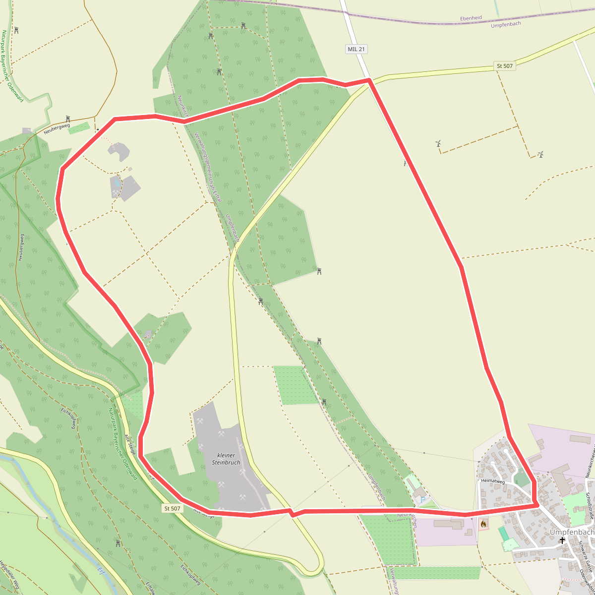 Wanderweg Winkelschlag-Weg U1