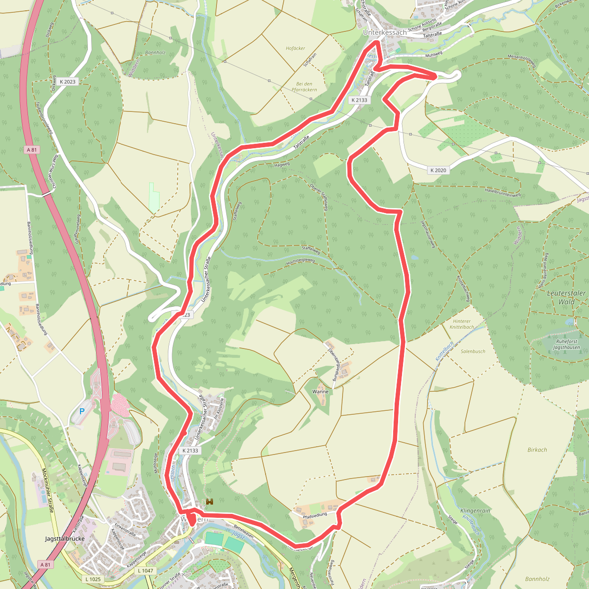 KJ13 Widdern-Unterkessach-Rundweg