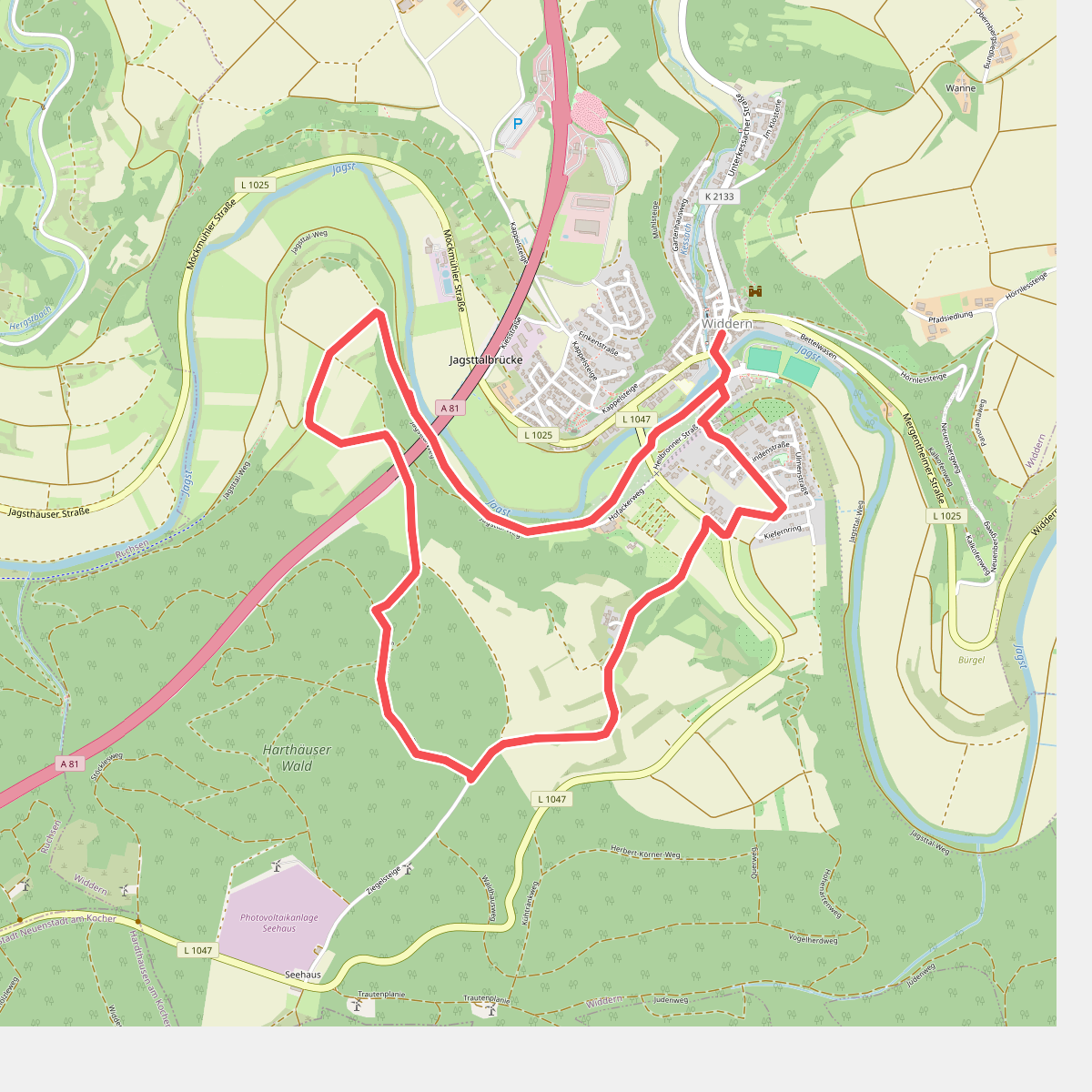 KJ14 Widdern-Ziegelhütte-Bühl-Rundweg