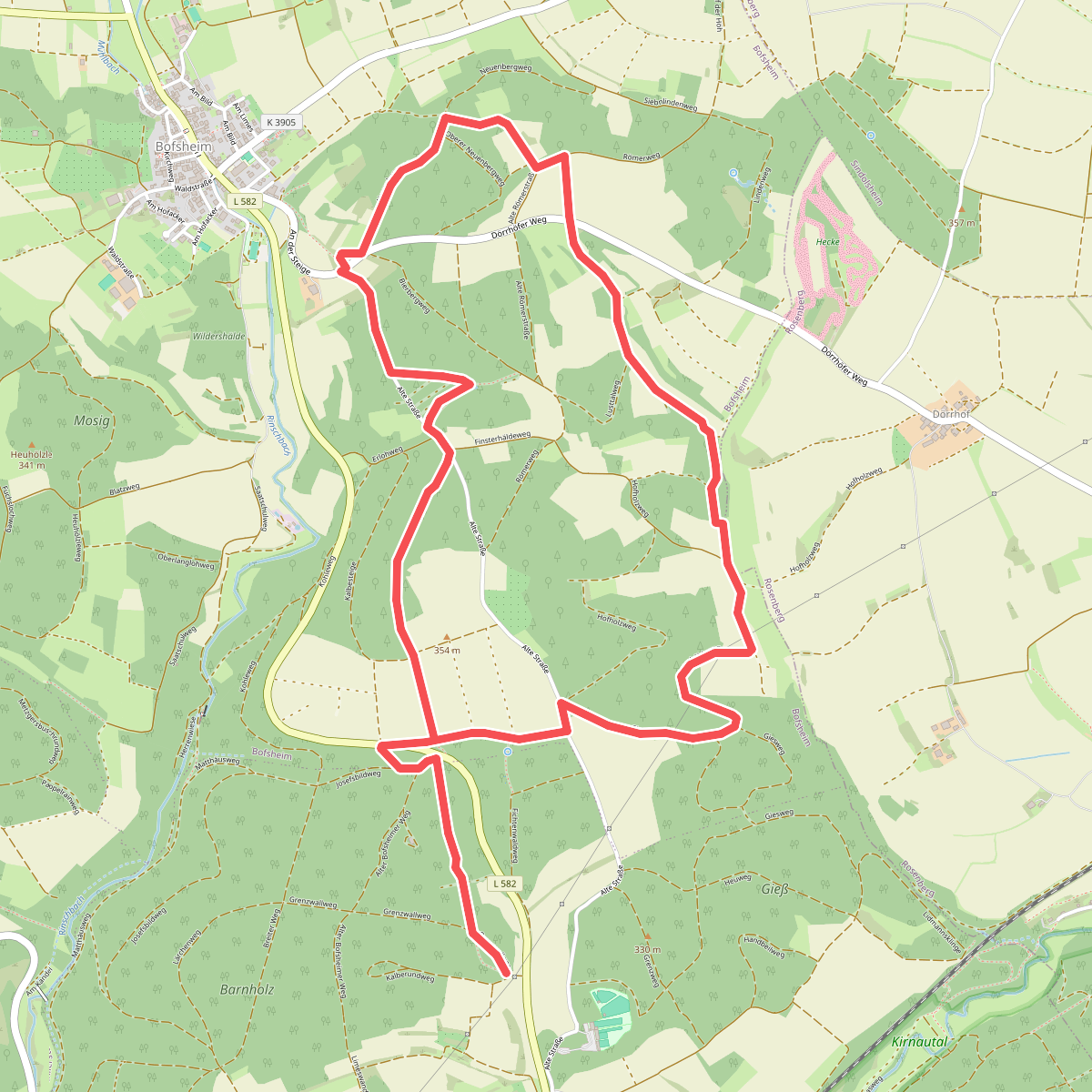 Römerpfad Merkurpfad