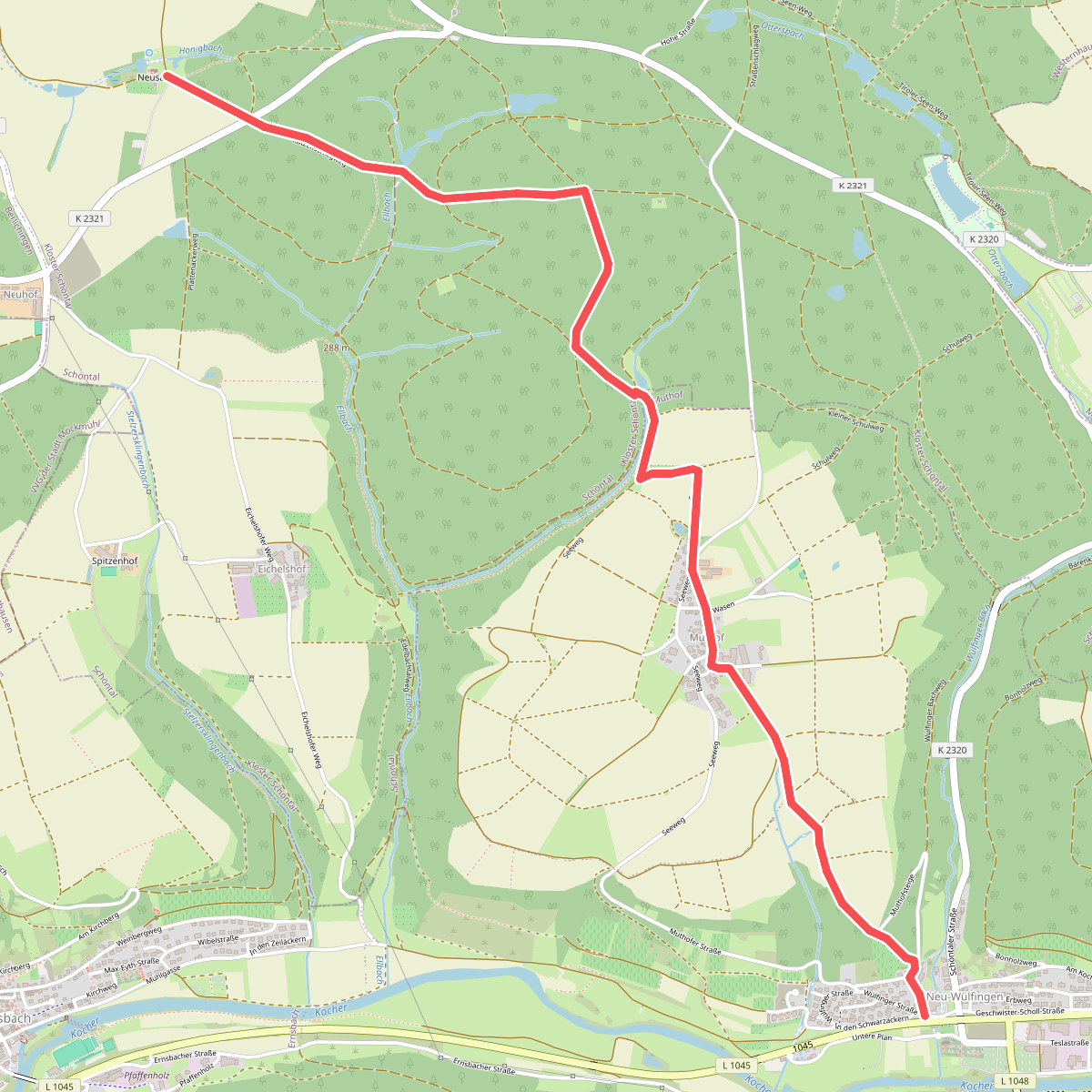 rotes Plus Neuwülfingen - Neusaß