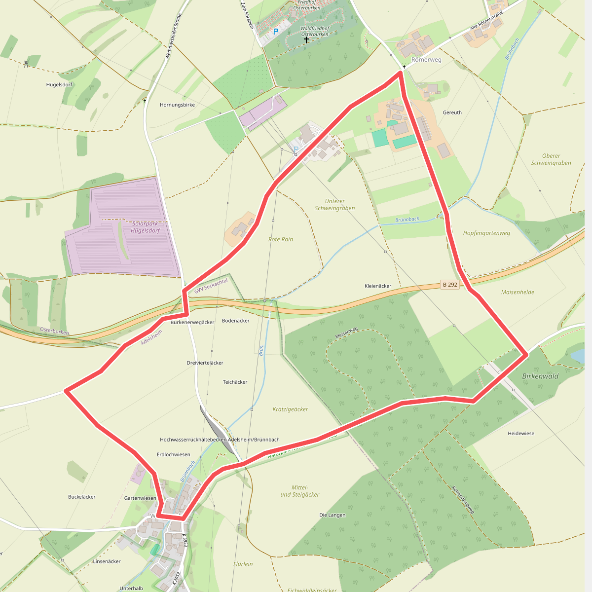 Rundwanderweg Wemmershof 1: Römer-Weg