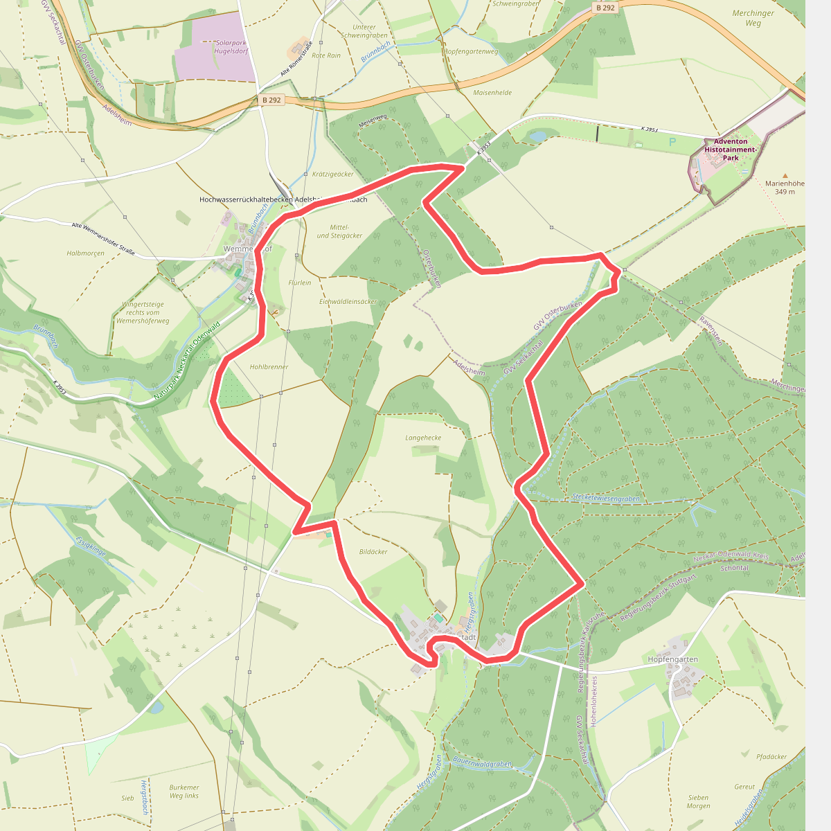 Rundwanderweg Wemmershof 2: Grenzwall-Weg