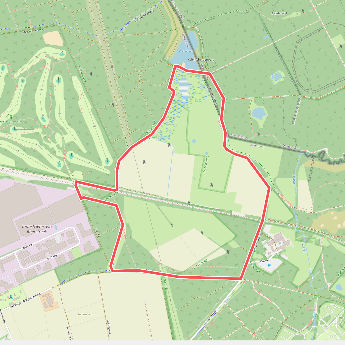 Wandelroute Melickerven